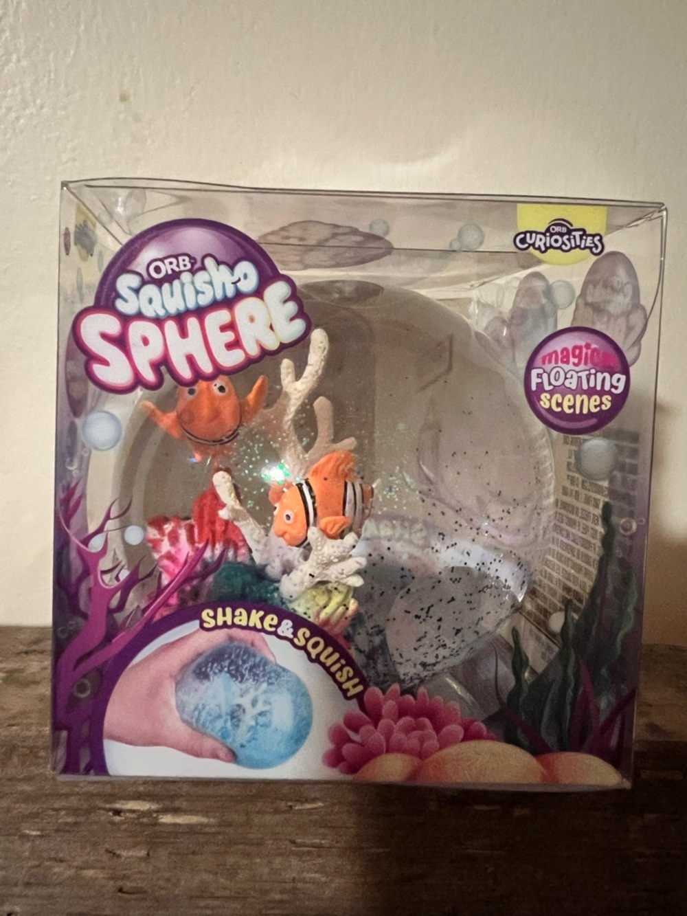 ORB™ Squish-O Sphere Squish Toy - clownfish